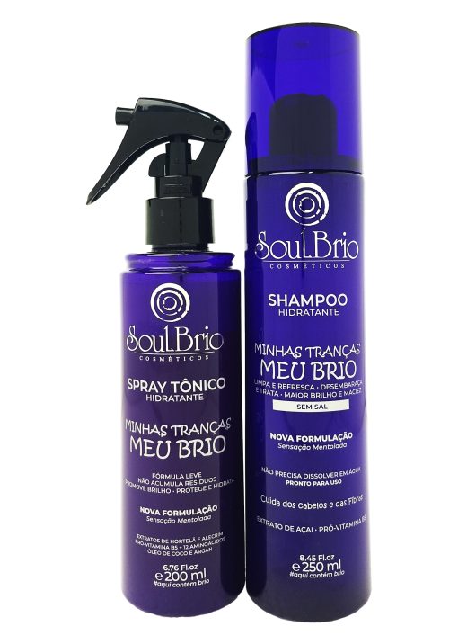Kit Básico Shampoo Hidratante e Spray- Tônico