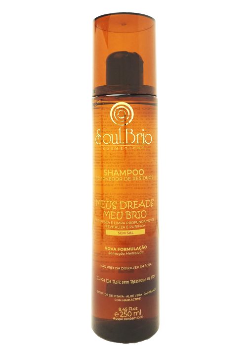Shampoo Vegano Removedor De Resíduos Para Dread - Meus Dreads meu Brio - Fragrância de Ervas